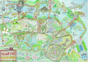 心のオアシス～せせらぎの散歩道～（渡辺杏奈　茨城大学教育学部附属中学校）